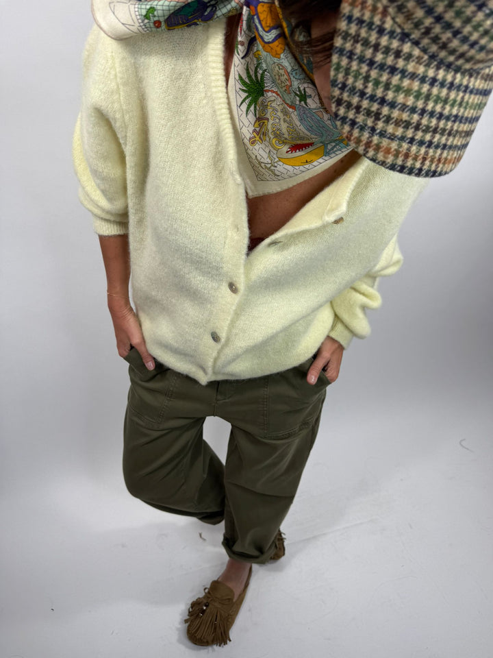 Gilet Popy Melle D Jaune Clair 