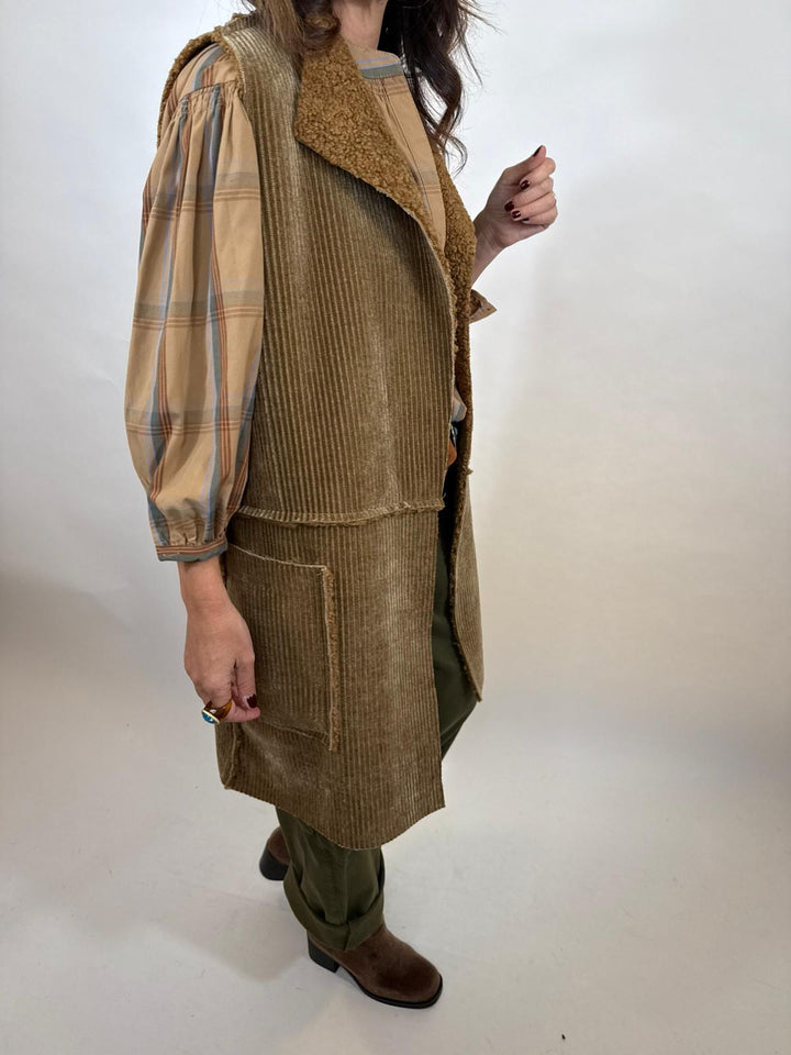 Gilet amadeo camel