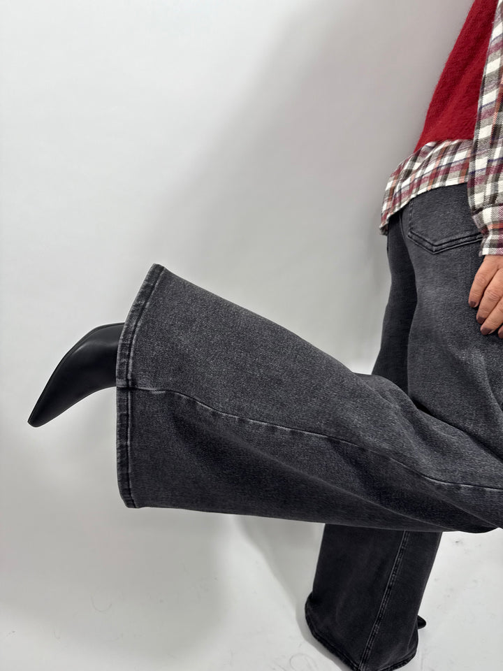 Jeans Bright  Melle D Noir vue de profil 