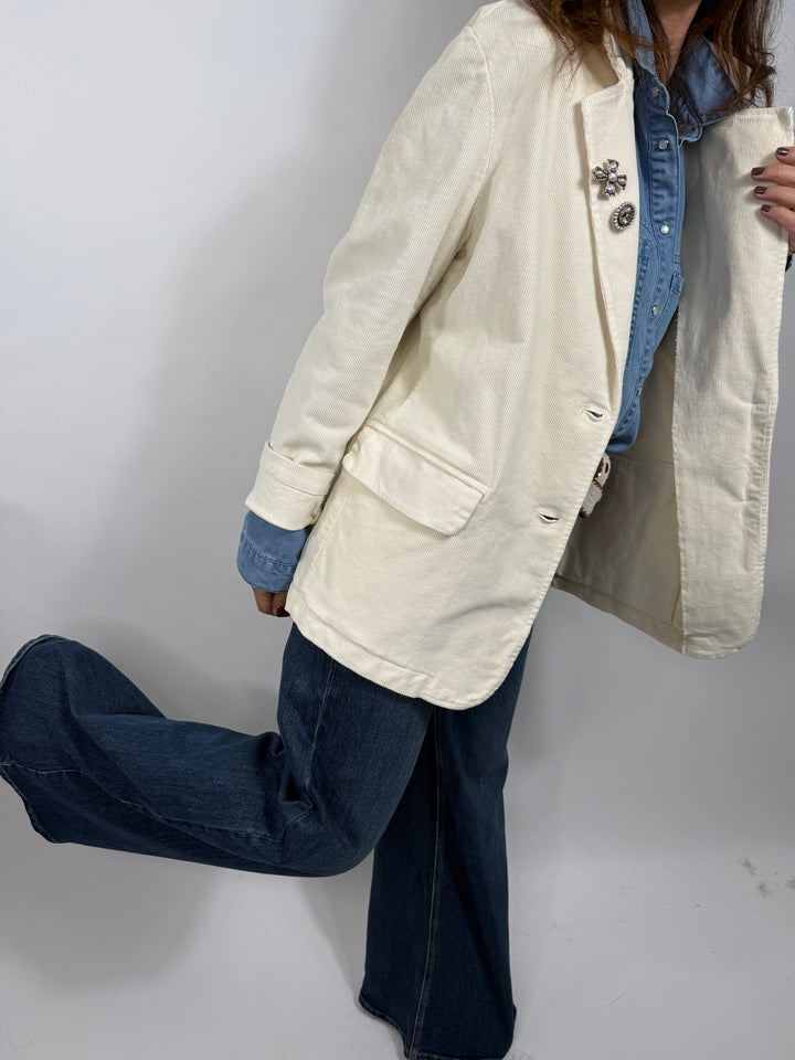 Jeans Bright Melle D  Vue de profil