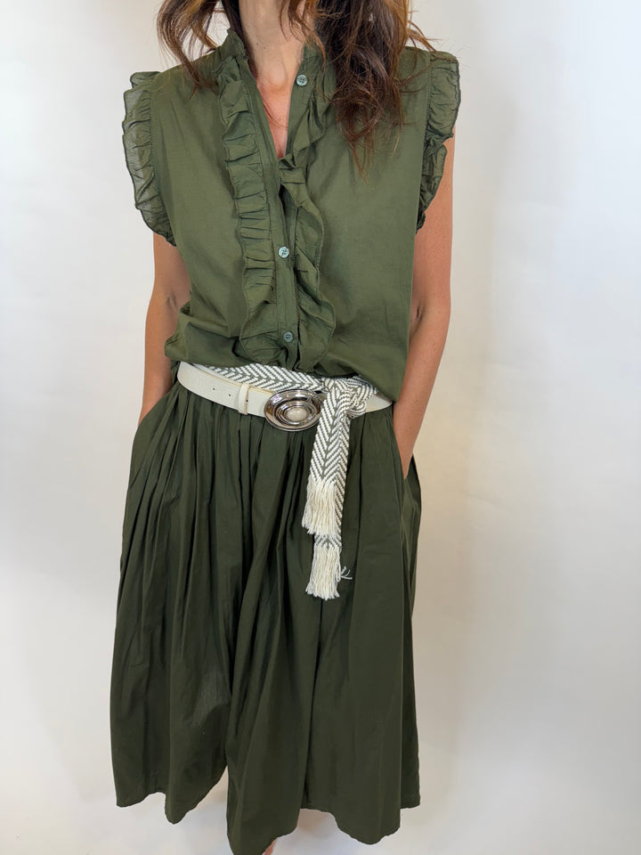Jupe Noelie Vert Fonce 1
