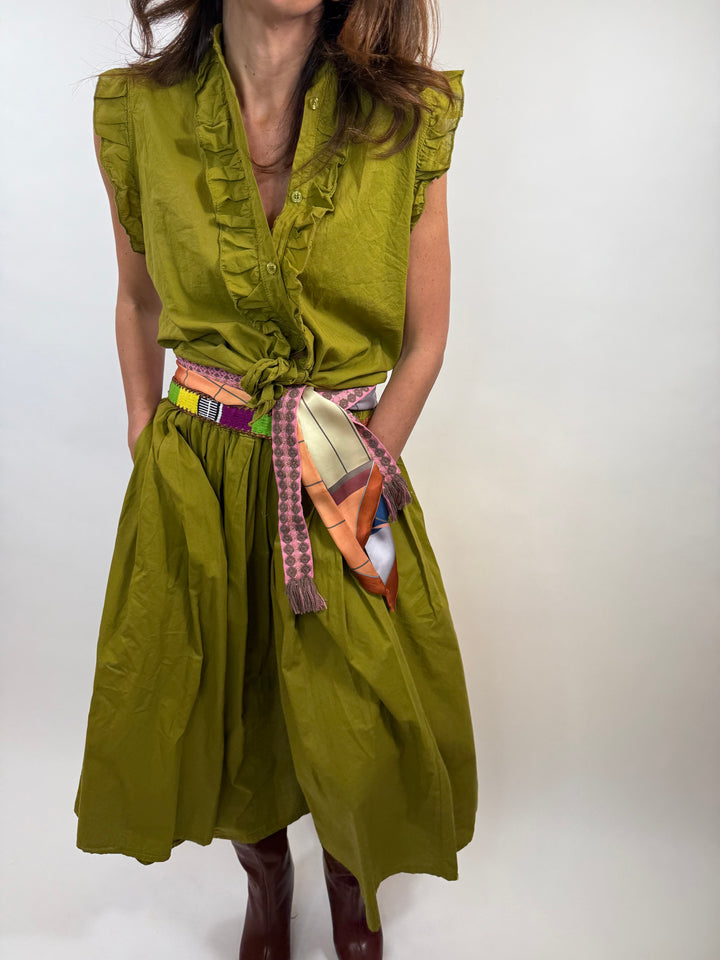Jupe Noelie Vert Olive