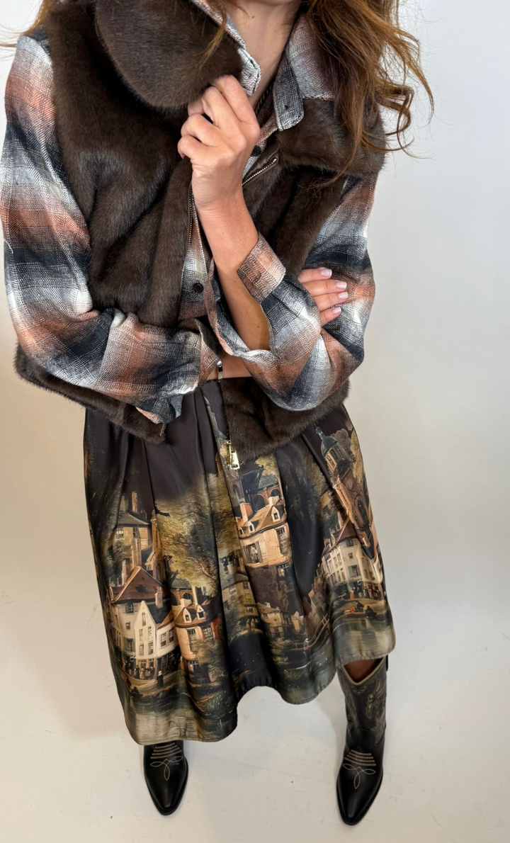 Jupe Pueblo Melle D Vue de haut 