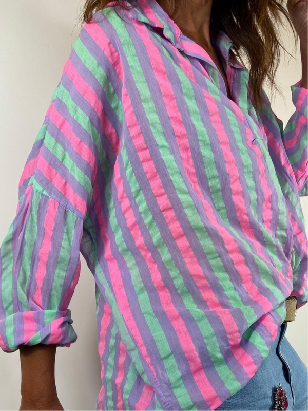 La Blouse Riviera - L'Élégance Décontractée de Vos Journées