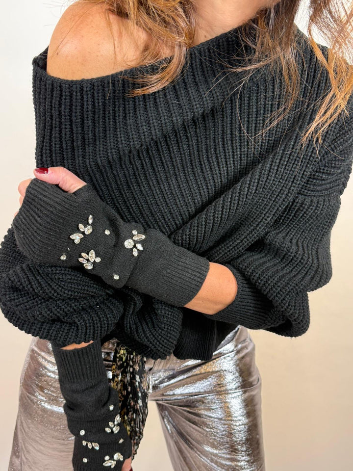 Mitaines Sherpi Melle D Noir