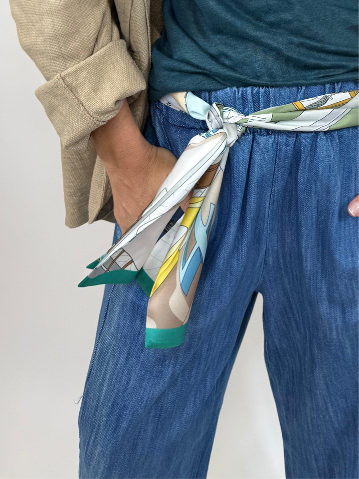Pantalon Crea Bleu