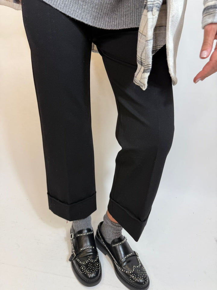 Pantalon Flaire Melle D noir face