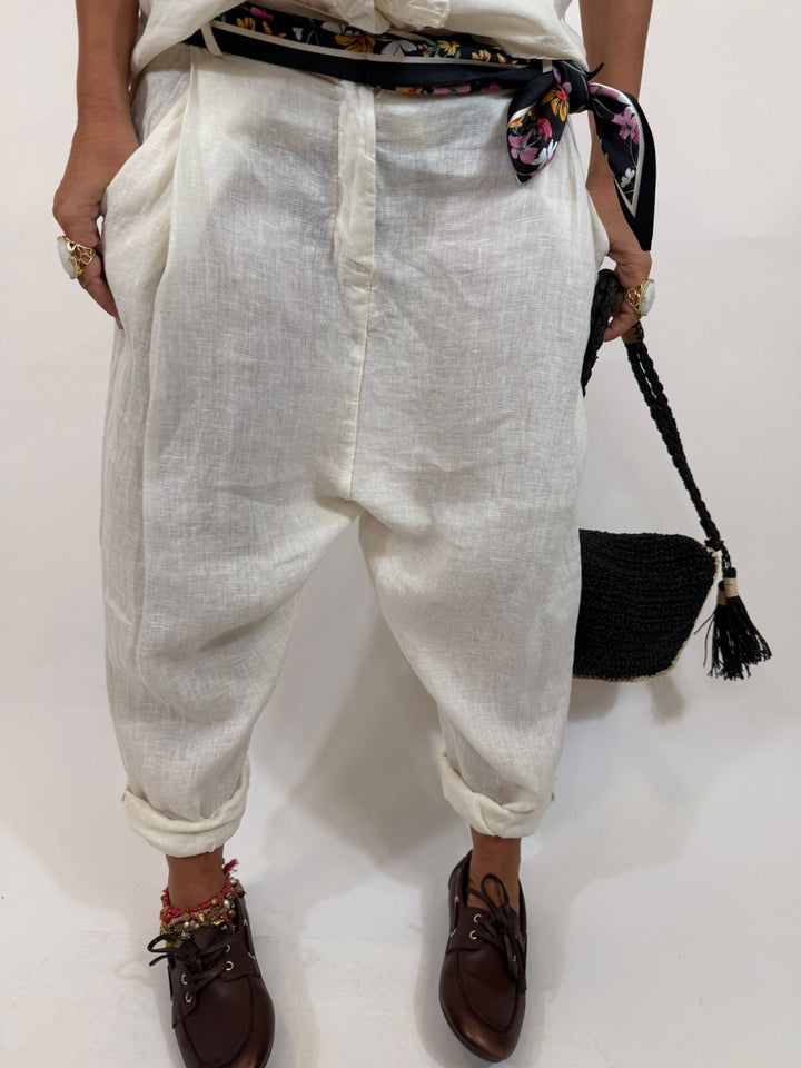 Pantalon Jay Blanc 3
