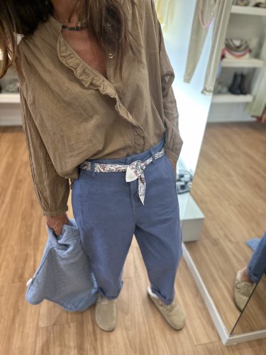 Pantalon Joseph Bleu Delave