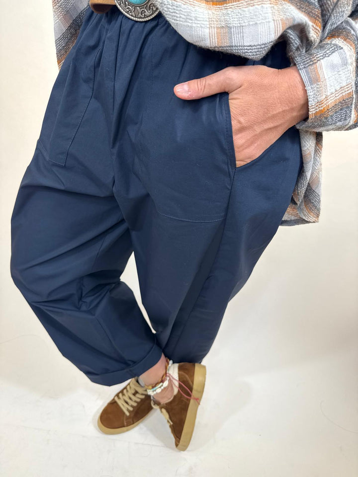 Pantalon Laminato Melle D Marine