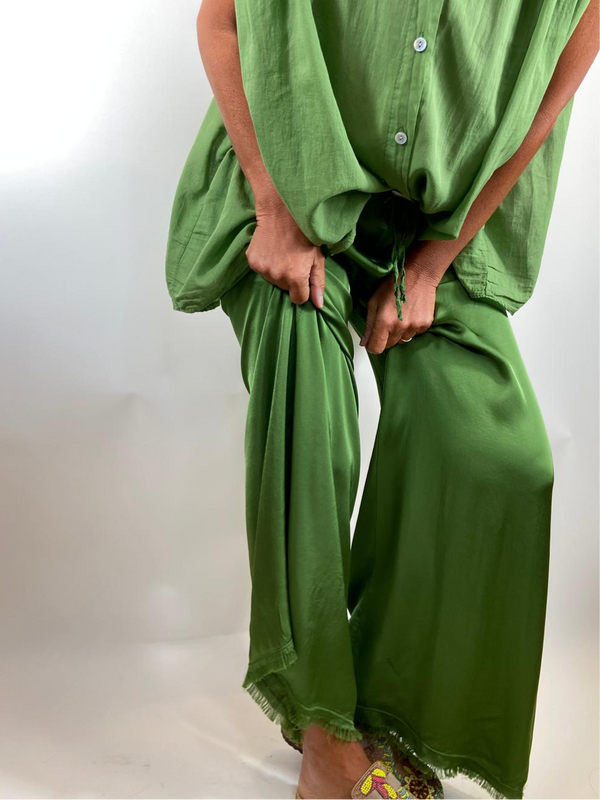 Pantalon Lazzo Fluide et Soyeux - Élégance et Confort Estival
