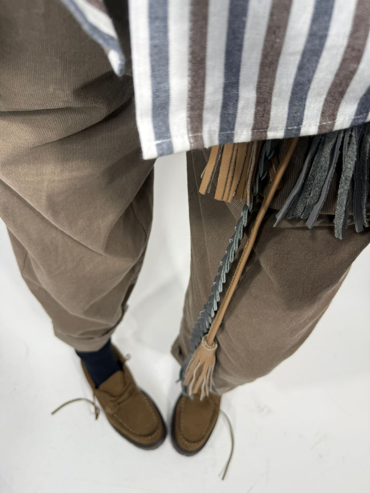 Pantalon Marcello Melle D taupe