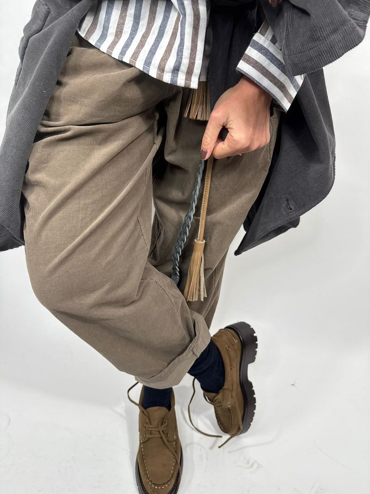 Pantalon Marcello Melle D taupe 2