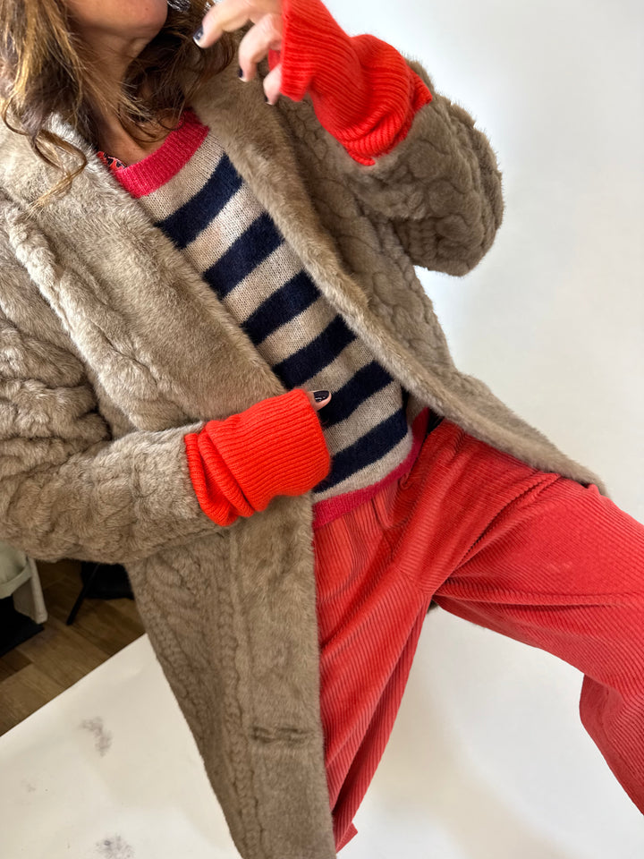 Pantalon Marquis Melle D orange corail