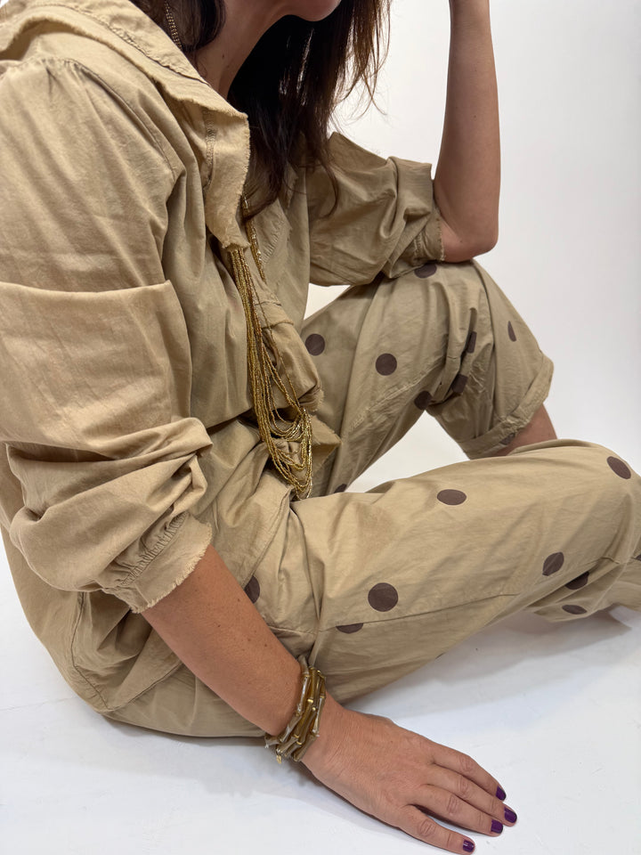 Pantalon Popup Melle D Beige