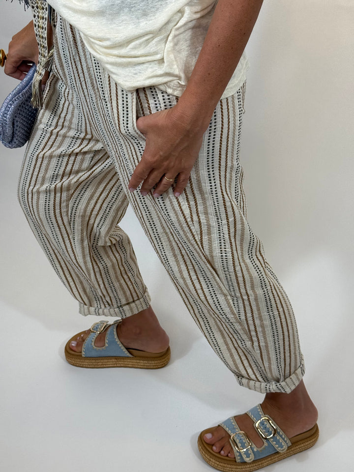 Pantalon Remo Beige2