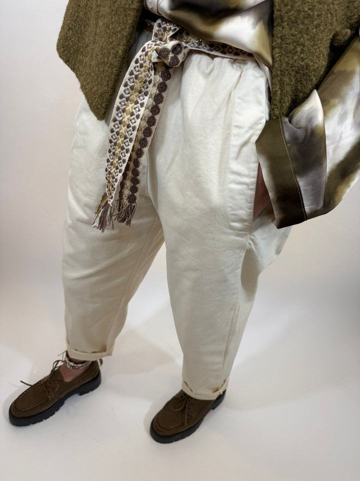 Pantalon Téo Ecru 2