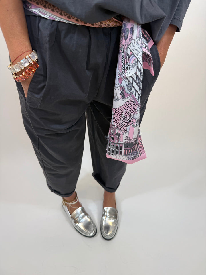 Pantalon Teo Gris Anthracite