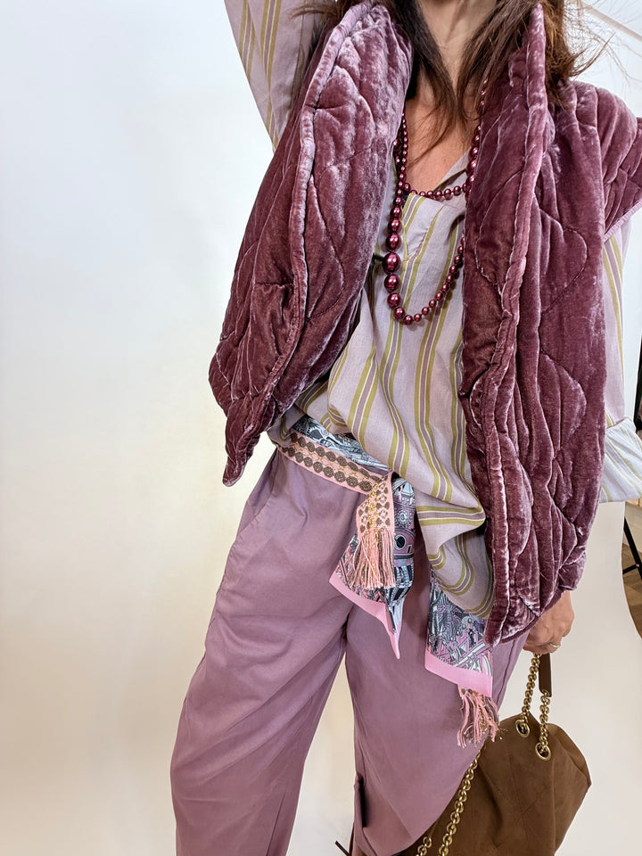 Pantalon Teo Rose Ancien