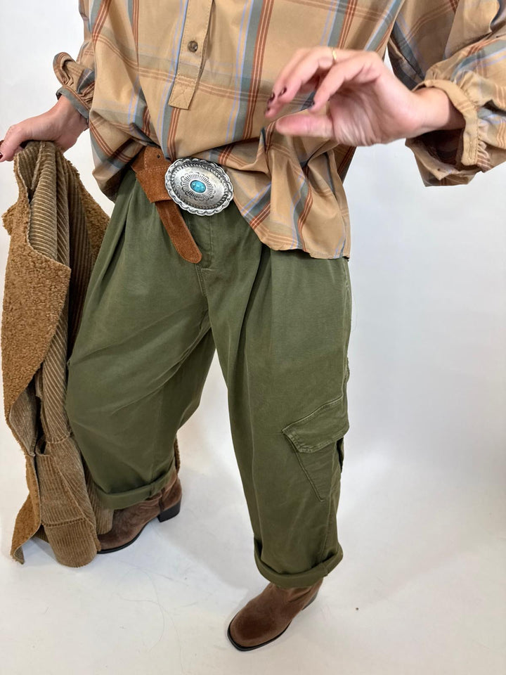 Pantalon Tiare Melle D Kaki 1