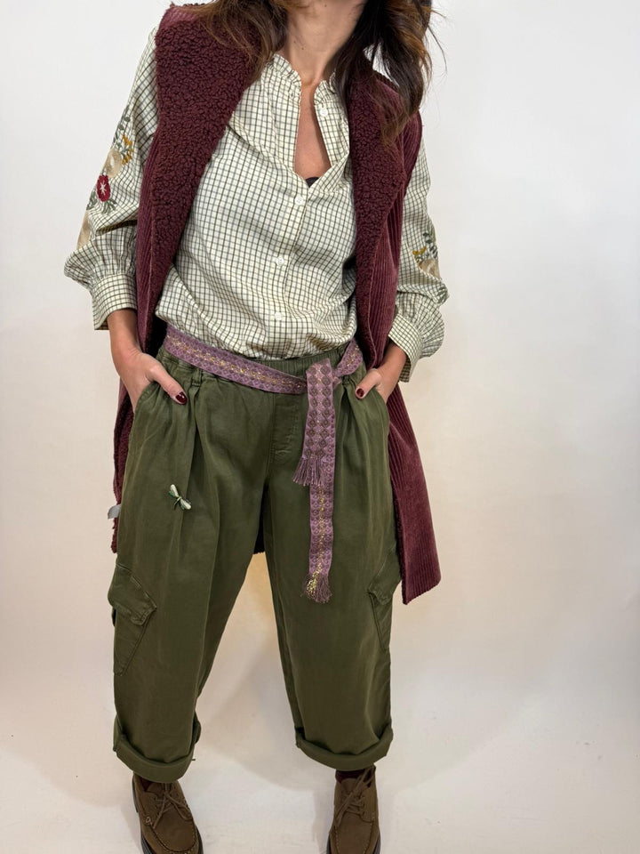 Pantalon Tiare Melle D Kaki 4