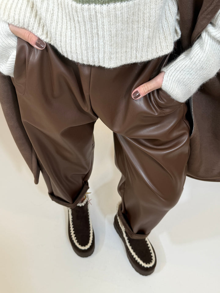 Pantalon Wax Melle D  marron 5