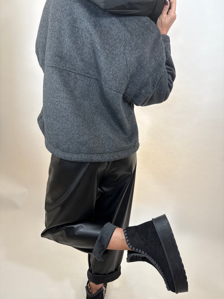 Pantalon Wax Melle D  noir dos