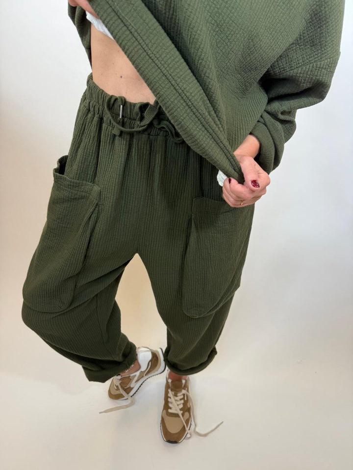 Pantalon Yanis Melle D Kaki 1