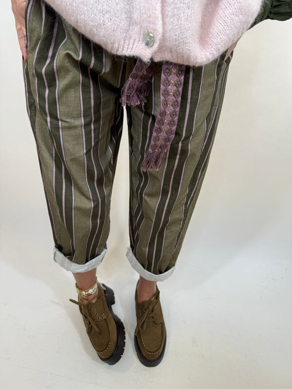 Pantalon Youta Melle D Kaki