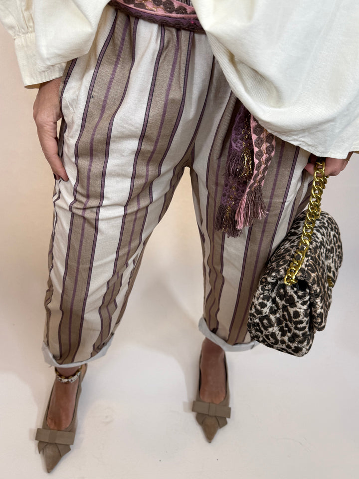 Pantalon Youta  taupe 