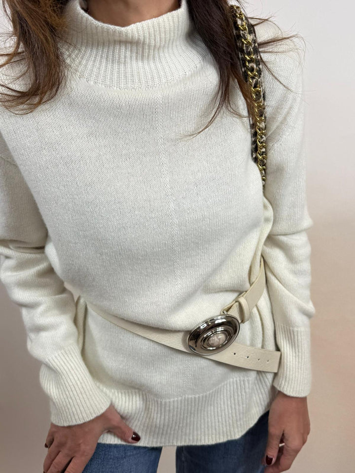 Pull Embry Melle D Ecru 2