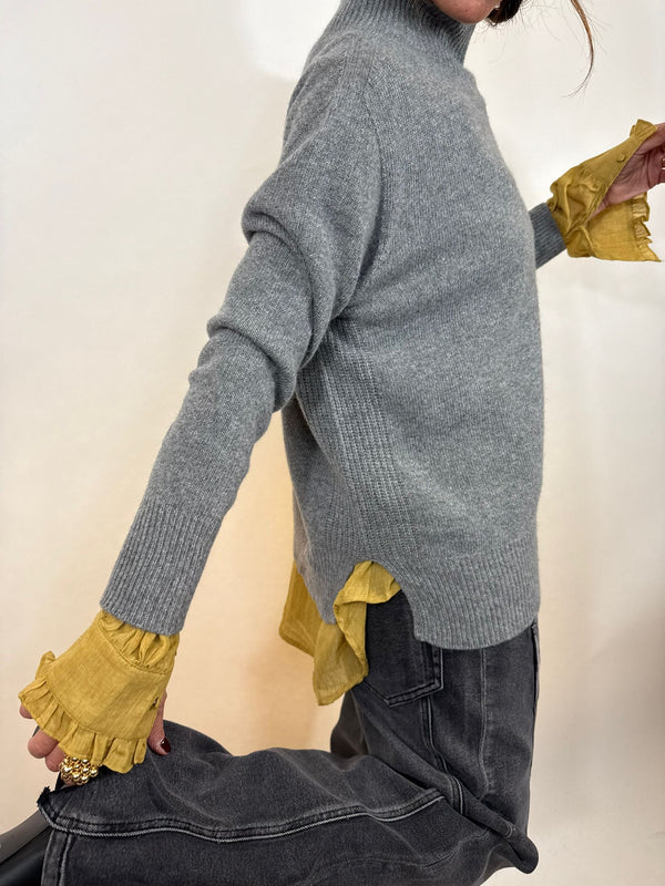 Pull Embry Melle D Gris 2