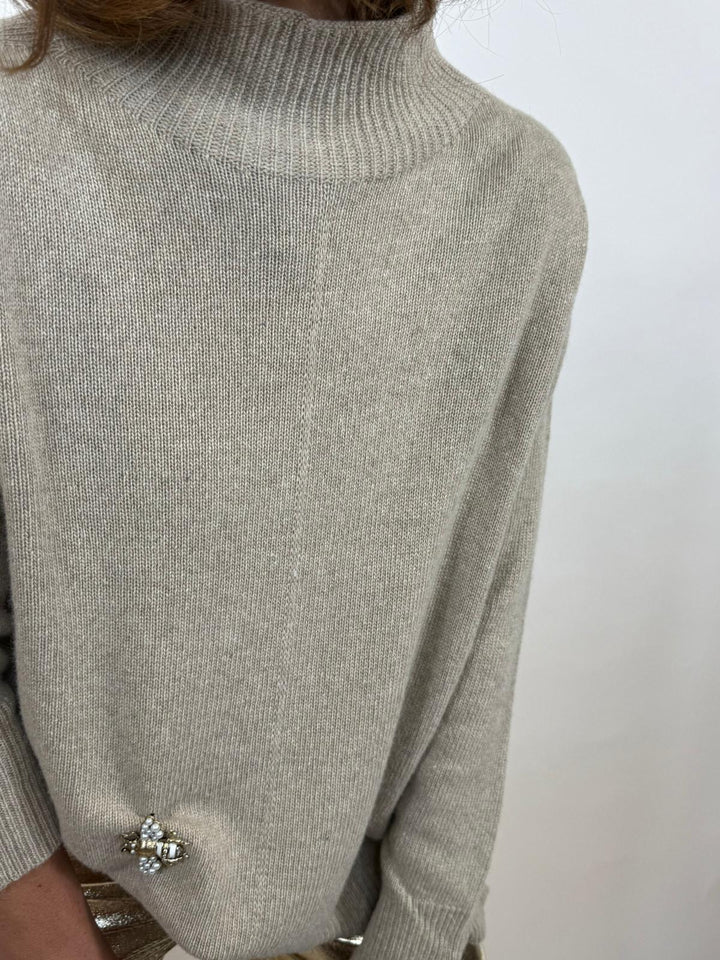 Pull Embry Melle D Taupe 2