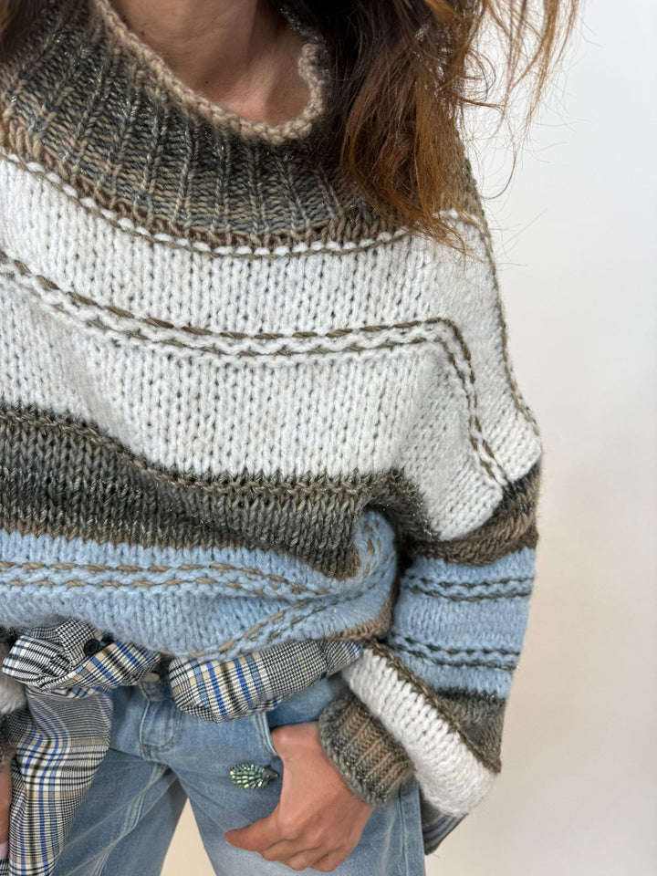 Pull Herom Melle D bleu