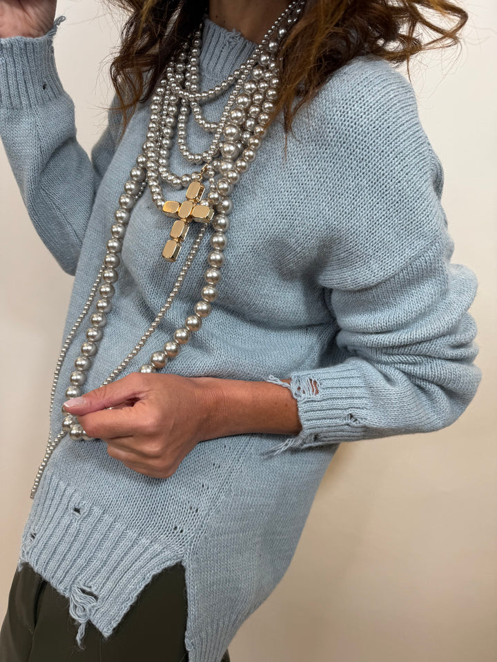 Pull Lavalo Melle D bleu