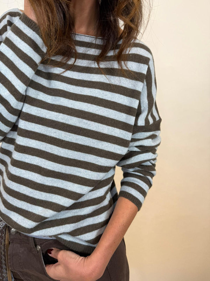 Pull Manola Melle D bleu ciel