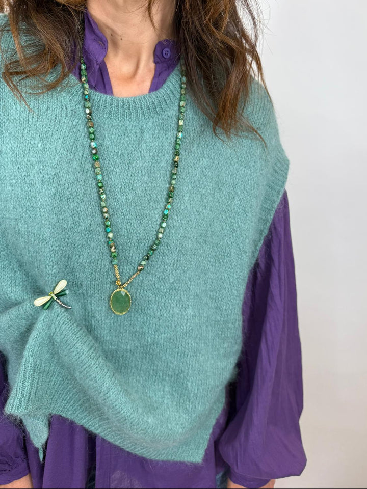 Pull Mario Melle D bleu 3