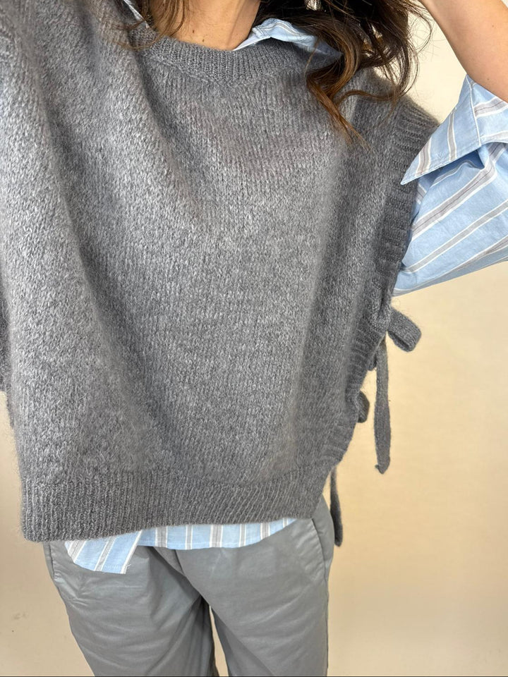Pull Mario Melle D gris