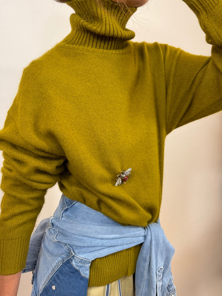 Pull Mira Melle D ocre