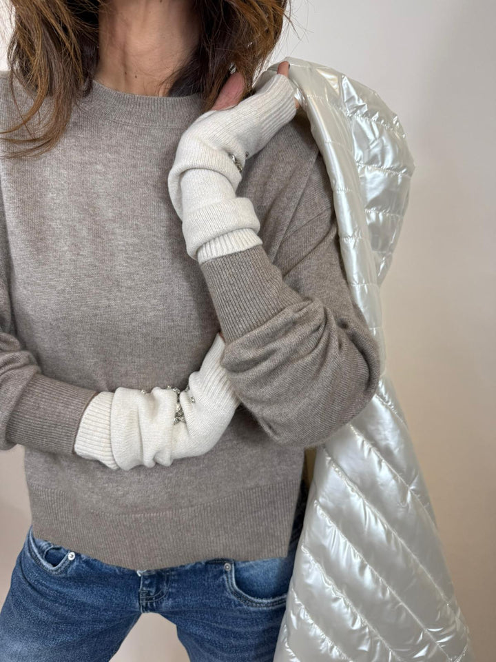 Pull Sophé Melle D taupe