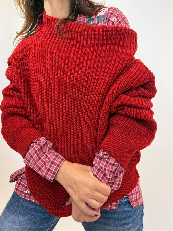 Pull Valerie Melle D Rouge 1