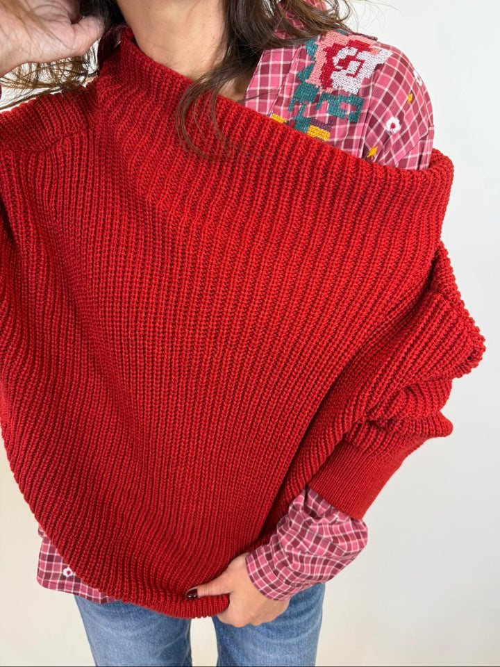 Pull Valerie Melle D Rouge 3