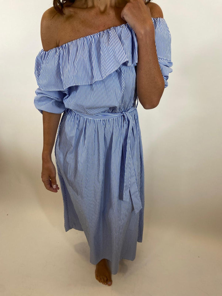 Robe Hélena Melle D  Bleu vue de face