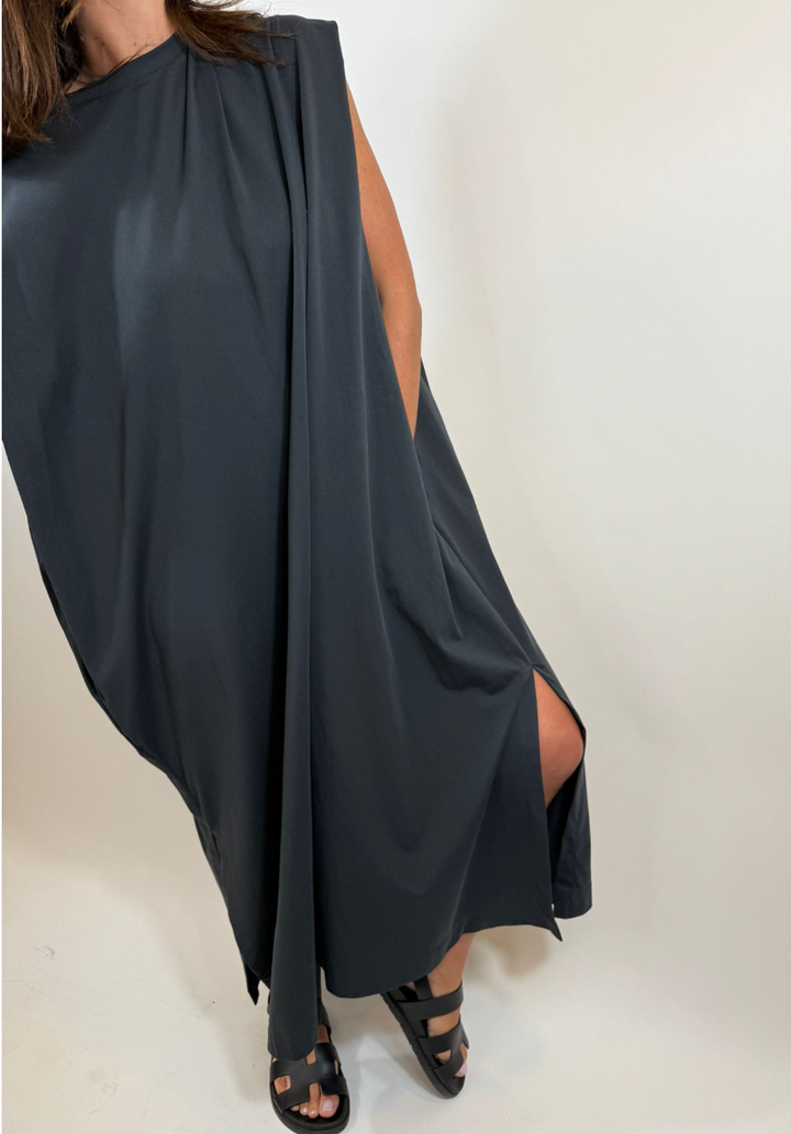 Robe Morito gris antracite vue de cote 