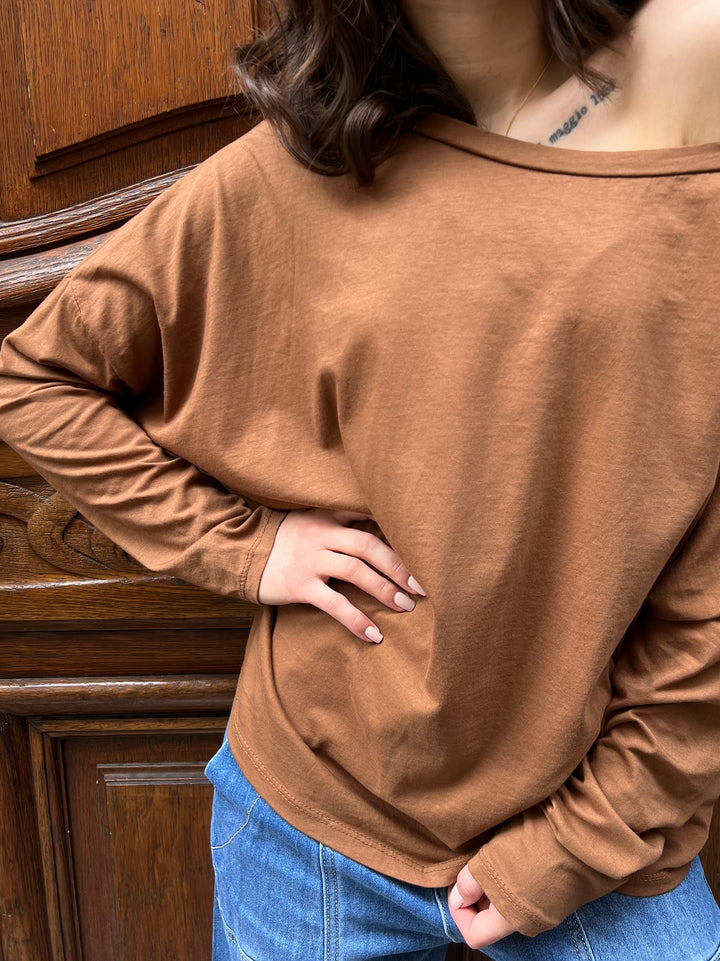 T-shirt Mathieu Camel