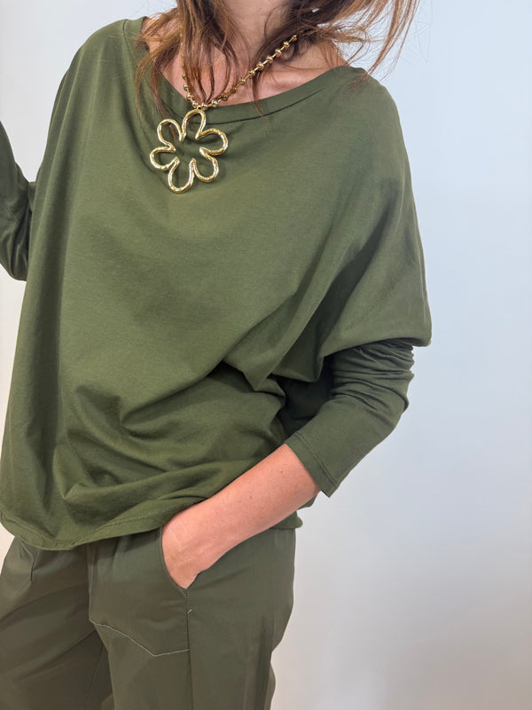 T-shirt Mathieu Kaki 1