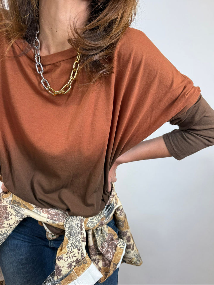T-shirt Melu Melle D TerraCotta