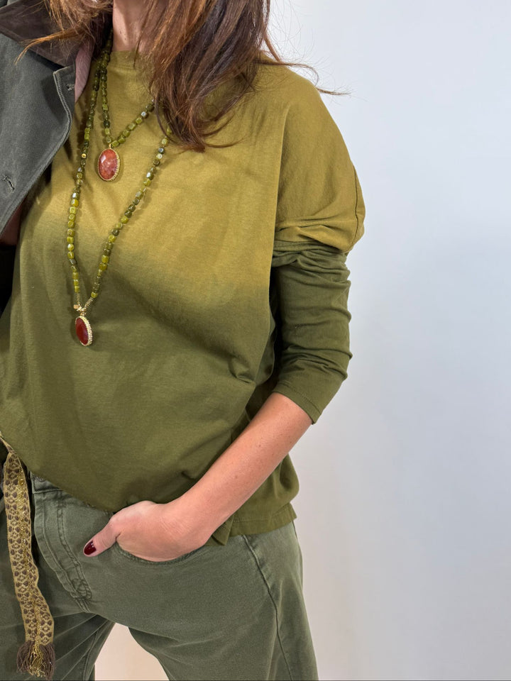 T-shirt Melu Melle D Vert Olive 1