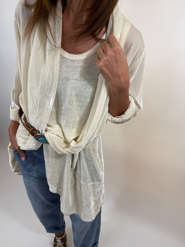 Veste Lina Melle D ecru  Melle D 