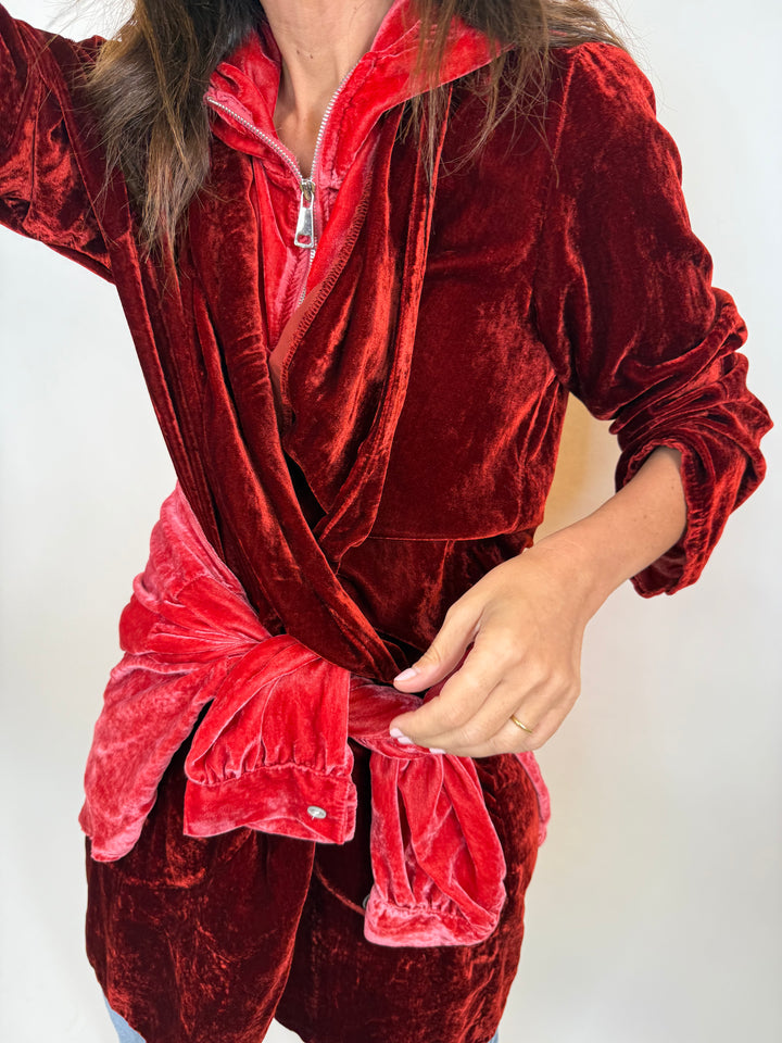 Veste Lina bordeaux